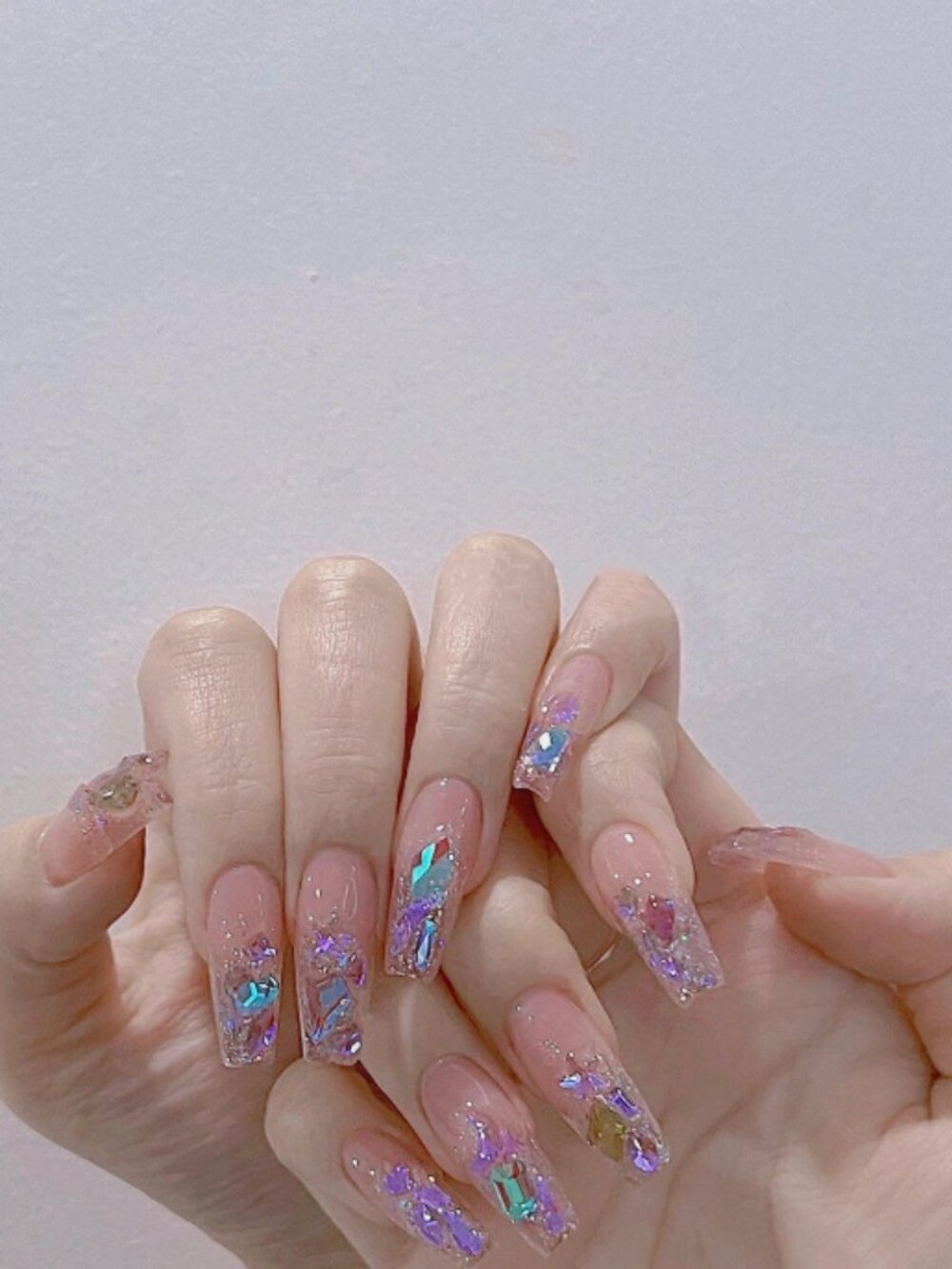 Customizable handmade press-on nails reusable